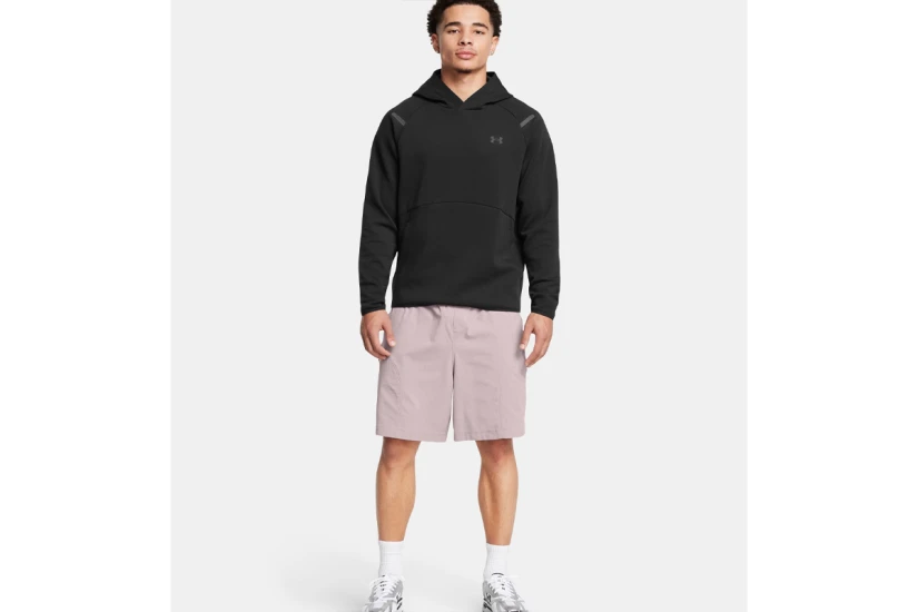 Under Armour Unstoppable Fleece Ανδρικό Φούτερ με Κουκούλα Μαύρο