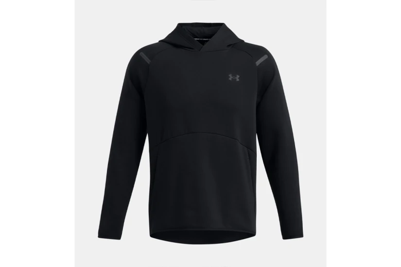 Under Armour Unstoppable Fleece Ανδρικό Φούτερ με Κουκούλα Μαύρο