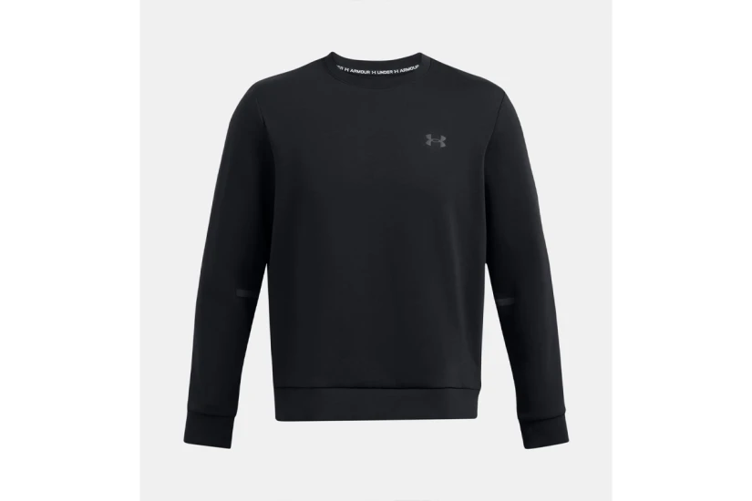 Under Armour Unstoppable Fleece Ανδρική Μακρυμάνικη Μπλούζα Μαύρη