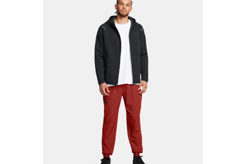 Under Armour Unstoppable Fleece Ανδρική Ζακέτα με Κουκούλα Μαύρη