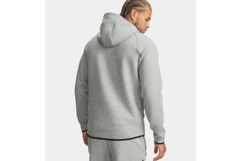 Under Armour Unstoppable Fleece Ανδρική Ζακέτα με Κουκούλα Γκρι