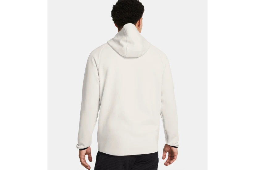 Under Armour Unstoppable Fleece Ανδρική Ζακέτα με Κουκούλα Εκρού