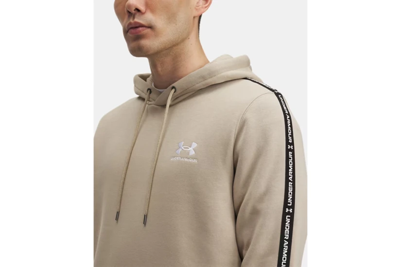 Under Armour Icon Fleece Taping Ανδρικό Φούτερ με Κουκούλα