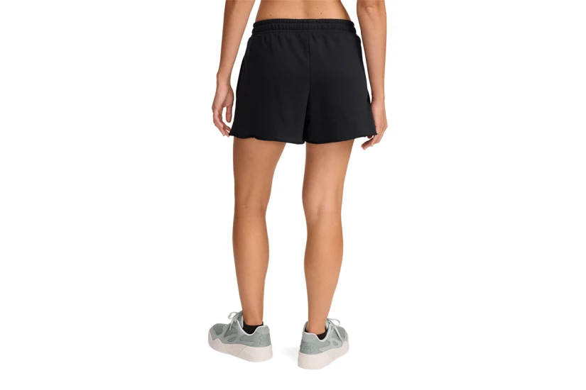 Under Armour Rival Terry Γυναικείο Σορτς Μαύρο