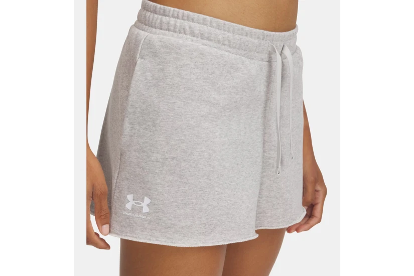 Under Armour Rival Terry Γυναικείο Σορτς Γκρι