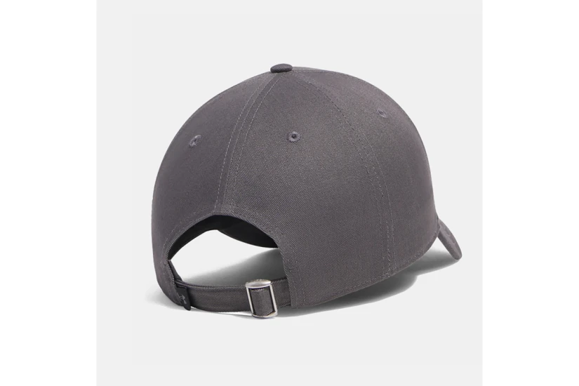 Under Armour Essential Low Raised Metal Logo Καπέλο Strapback Γκρι