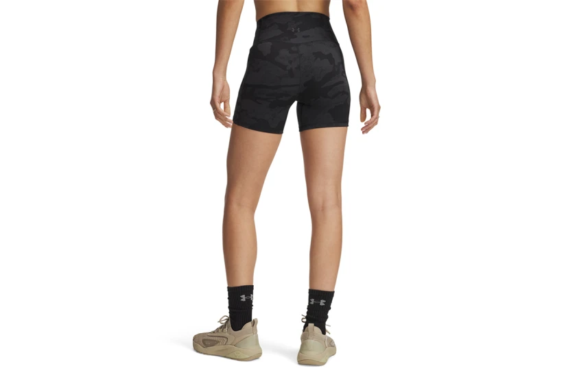 Under Armour Project Rock Middy Γυναικείο Κοντό Κολάν Μαύρο