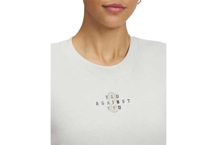 Under Armour Project Rock Campus Γυναικείο Κοντομάνικο T-Shirt Λευκό