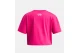 Under Armour Rival Γυναικεία Κοντομάνικη Μπλούζα Φούξια