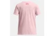 Under Armour Big Logo Ua Fill Παιδικό Κοντομάνικο T-Shirt Ροζ