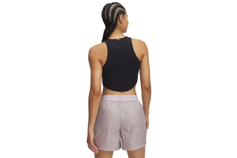 Under Armour Rival Γυναικείο Αμάνικο T-Shirt Μαύρο