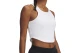 Under Armour Rival Γυναικείο Αμάνικο T-Shirt Λευκό