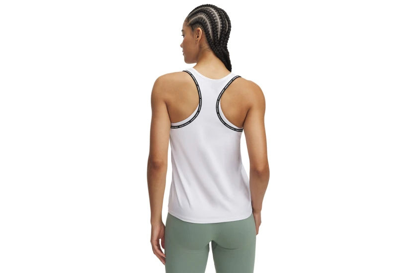 Under Armour Tech Knockout Tank Γυναικεία Αμάνικη Μπλούζα Λευκή