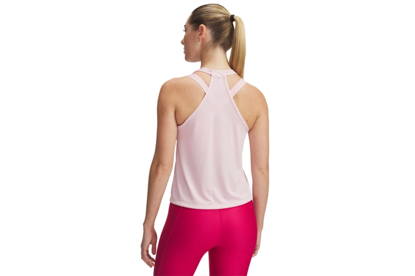 Under Armour Tech Swing Γυναικεία Αμάνικη Μπλούζα Ροζ