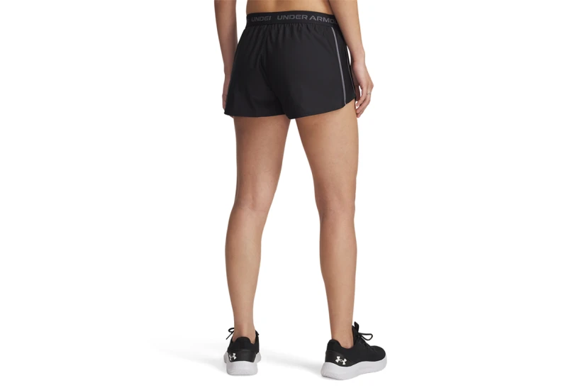 Under Armour Tech Play Up Γυναικείο Αθλητικό Σορτς Μαύρο