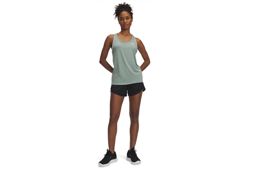 Under Armour Tech Play Up Shine Γυναικείο Σορτς Μαύρο