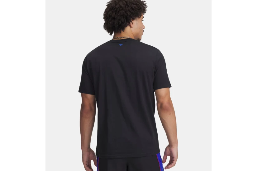 Under Armour Project Rock Iron Ανδρικό Κοντομάνικο T-Shirt Μαύρο