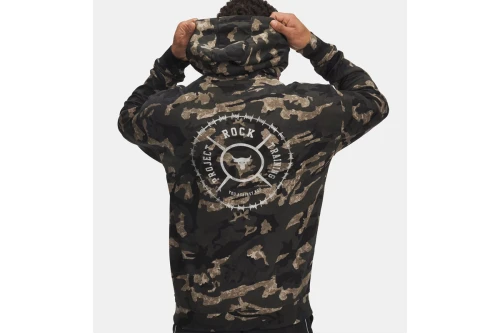 Under Armour Project Rock Terry Printed Hoodie Ανδρικό (1389951 310)