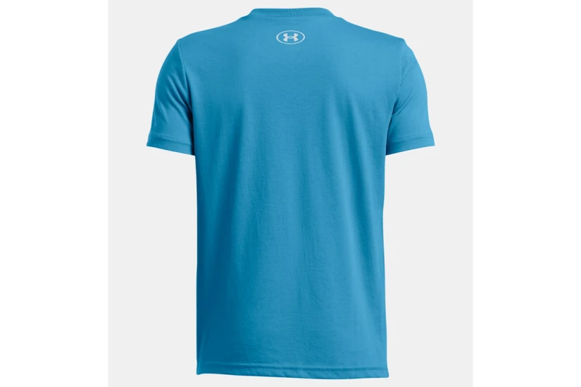 Under Armour B Logo Wordmark Παιδικό Κοντομάνικο T-Shirt Γαλάζιο
