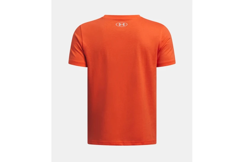 Under Armour B Split Big Logo Κοντομάνικο T-Shirt Πορτοκαλί