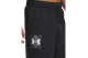 Under Armour Rival Terry Ανδρική Αθλητική Βερμούδα Μαύρη