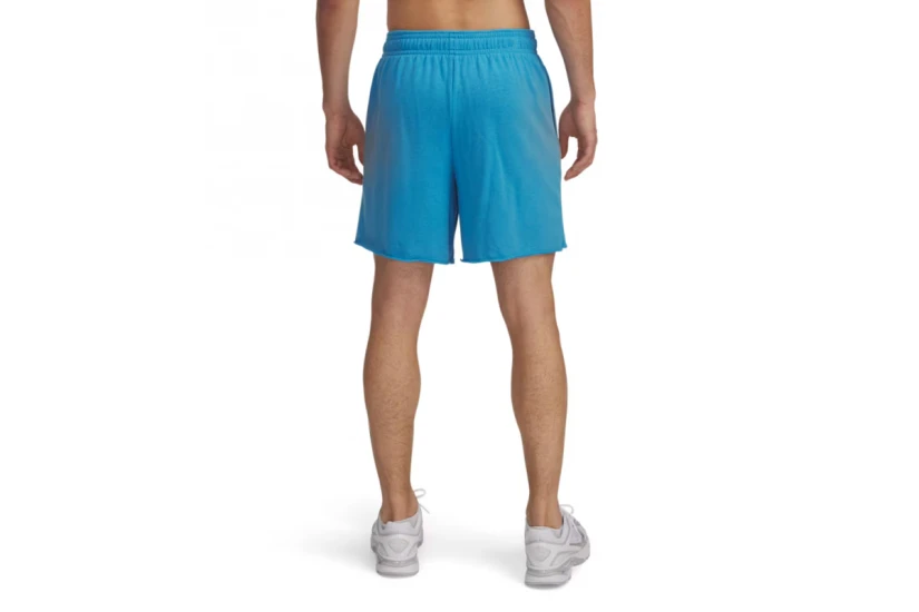 Under Armour Rival Terry Ανδρική Αθλητική Βερμούδα Μπλε