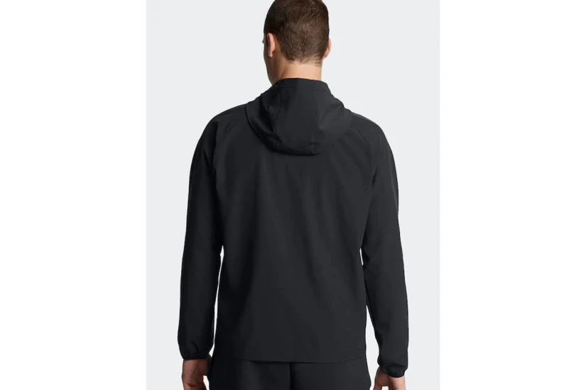 Under Armour Rival Woven Windbreaker Ανδρικό Αντιανεμικό Μπουφάν Μαύρο