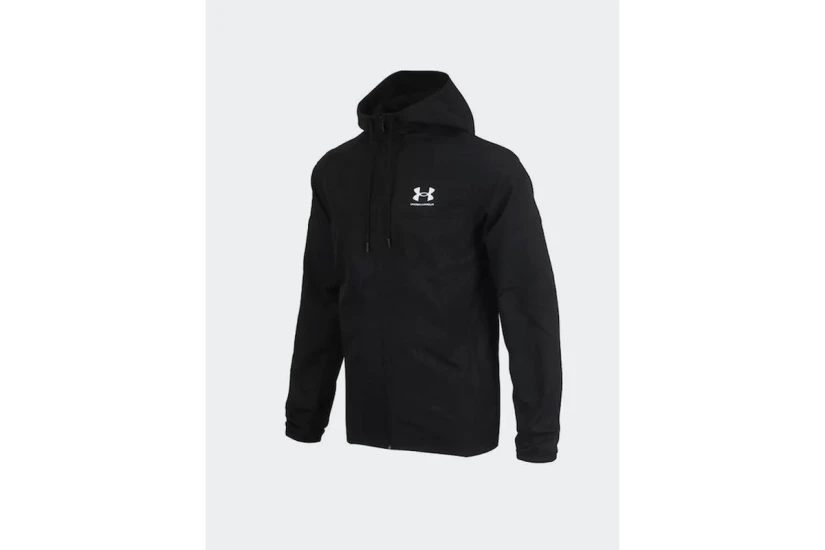 Under Armour Rival Woven Windbreaker Ανδρικό Αντιανεμικό Μπουφάν Μαύρο