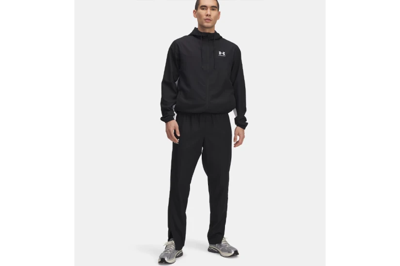 Under Armour Rival Woven Windbreaker Ανδρικό Παντελόνι Φόρμας Μαύρο