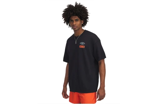 Under Armour Hwt Mix Tape Hoops T-Shirt Γυναικείο (1390189 001)