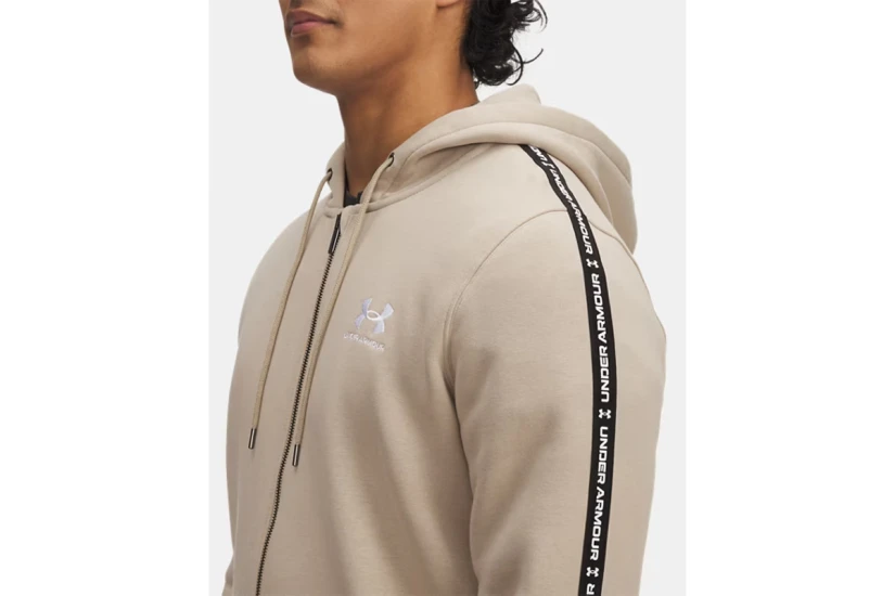 Under Armour Icon Fleece Taping Ανδρική Βαμβακερή Ζακέτα με Κουκούλα