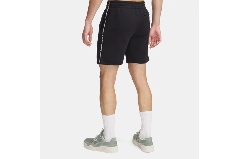 Under Armour Icon Fleece Taping Ανδρική Αθλητική Βερμούδα Μαύρη