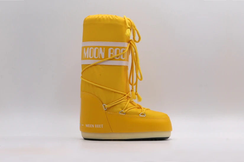 Moon Boot Icon Γυναικείες Μπότες Χιονιού Κίτρινες