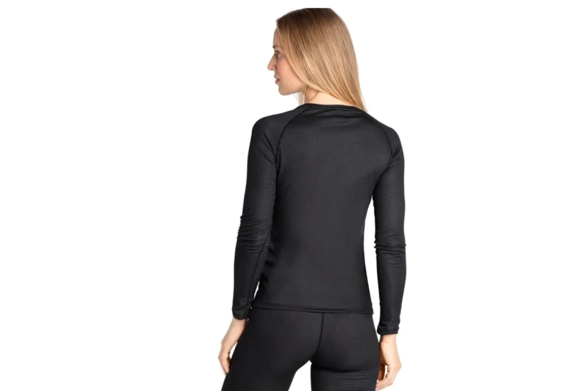 Odlo The Active F-Dry Light Γυναικεία Ισοθερμική Μακρυμάνικη Μπλούζα Μαύρη