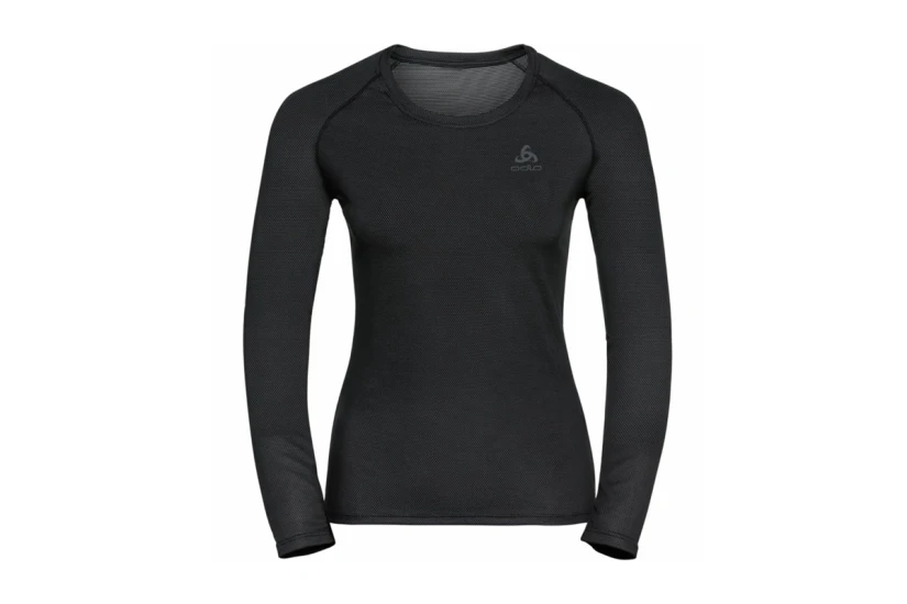 Odlo The Active F-Dry Light Γυναικεία Ισοθερμική Μακρυμάνικη Μπλούζα Μαύρη