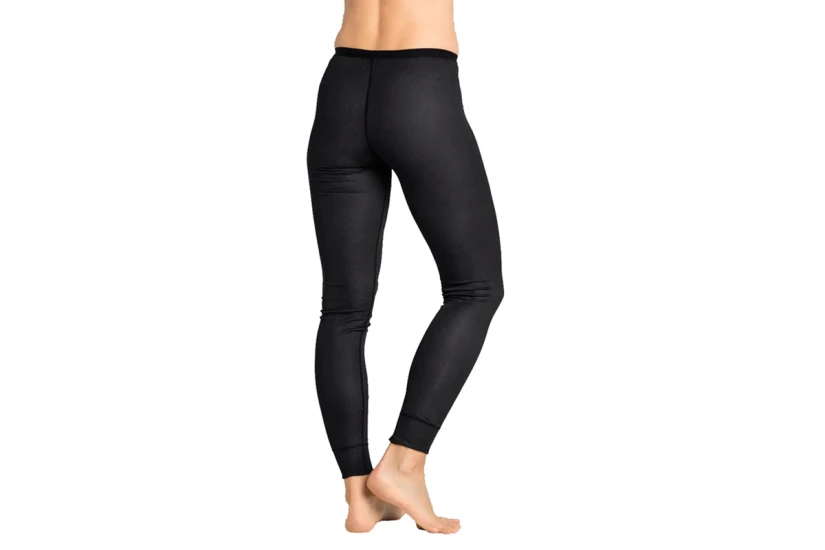 Odlo Fitted Bottom Long Γυναικείο Μακρύ Κολάν Μαύρο