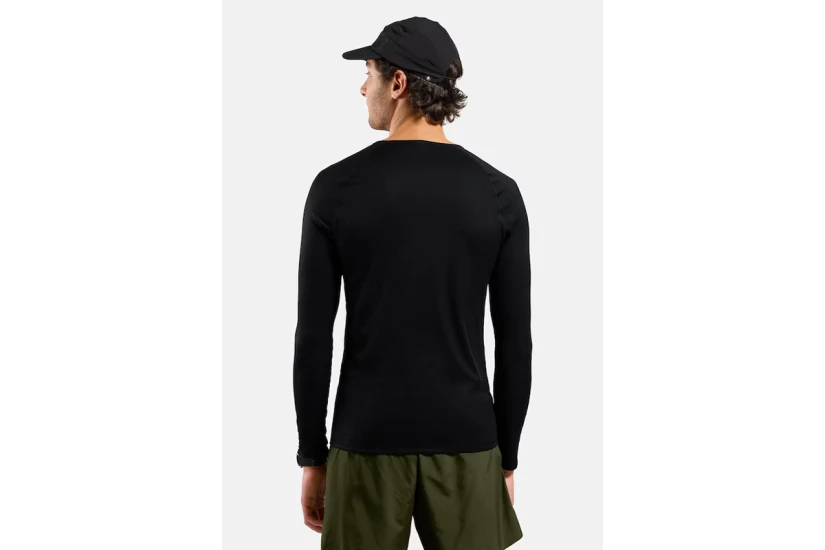 Odlo Active Light Base Layer Ανδρική Ισοθερμική Μακρυμάνικη Μπλούζα Μαύρη