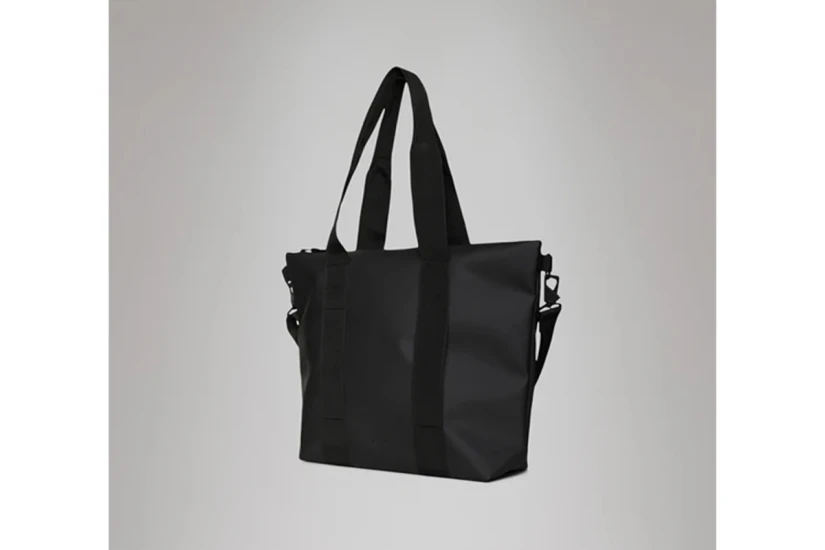 Rains Mini Τσάντα Tote Μαύρη 18,5L