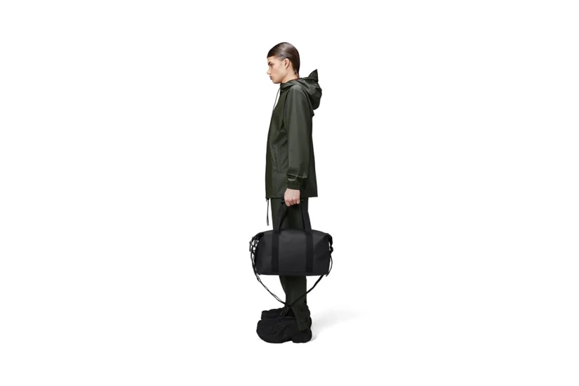 Rains Hilo Weekend Bag Small W3 Unisex Σακ Βουαγιάζ Μαύρο