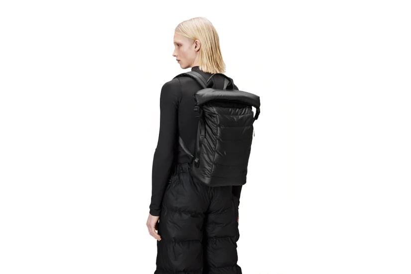 Rains Bator Puffer Casual Σακίδιο Πλάτης Μαύρο