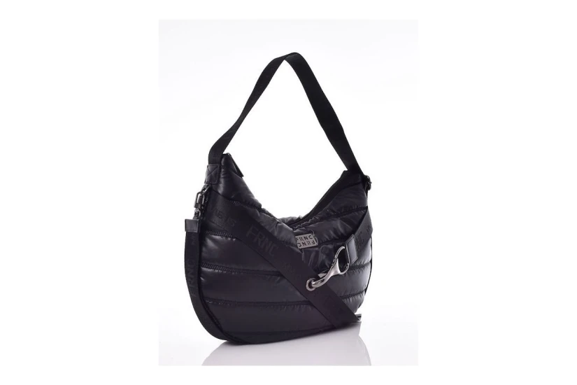 Frnc Small Moon Bag Water-Repellent Satin Τσάντα Ώμου-Χειρός (1462 BLK)