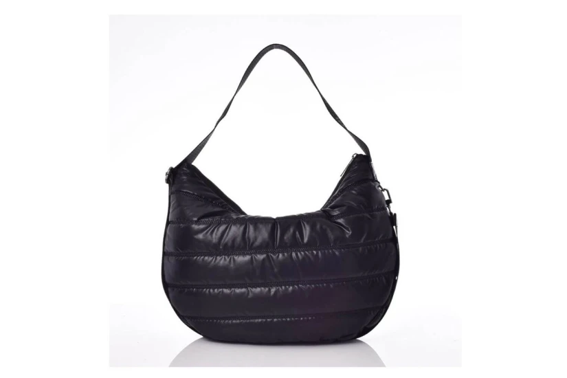 Frnc Soho Moon Bag Water-Repellent Satin Τσάντα Ώμου-Χειρός (1463 BLK)
