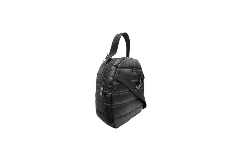 Frnc Soho Water-Repellent Satin Backpack (1467 BLK)