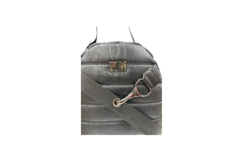 Frnc Soho Water-Repellent Satin Backpack (1467 BLK)