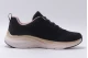 Skechers Midnight Glimmer Παπούτσια Για Τρέξιμο Μαύρα & Ροζ