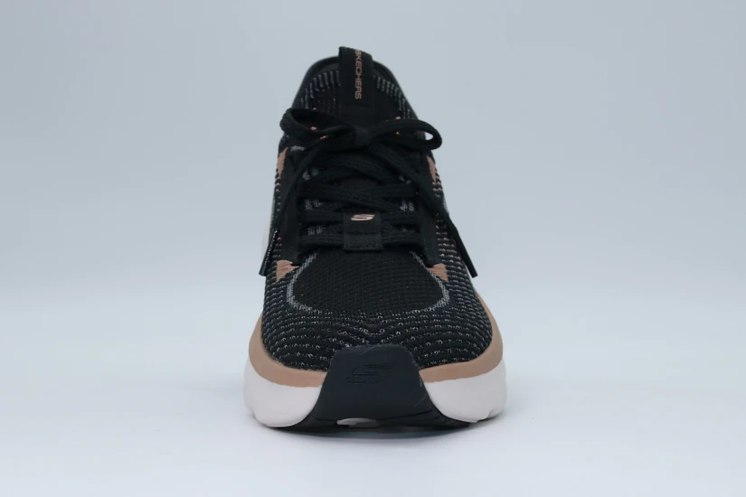 Skechers D Lux Vapor Evening Glowing Sneakers Μαύρα, Μπρονζέ, Εκρού