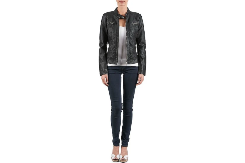 Only Onlbandit Faux Leather Biker Otw Noos Μπουφάν Γυναικείο (15081400 BLACK)