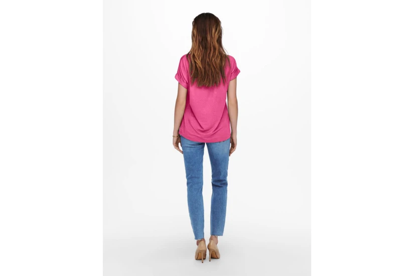 Only Onlmoster Γυναικείο Κοντομάνικο T-Shirt Φούξια