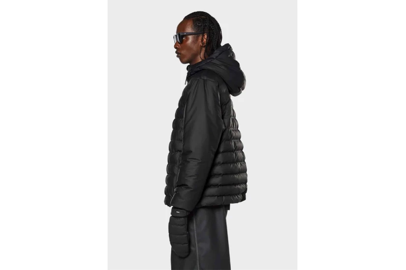 Rains Trekker Hooded Jacket Μπουφάν Puffer (15110 BLACK)