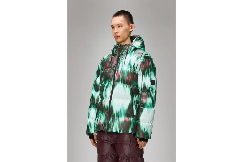 Rains Alta Unisex Puffer Μπουφάν με Κουκούλα Πολύχρωμο